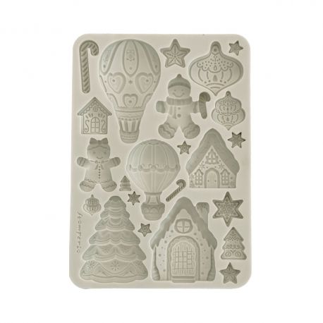Molde de silicona A5 - CANDY CHRISTMAS