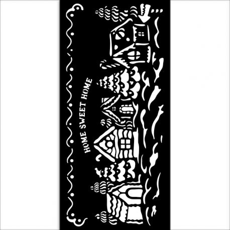 Stencil Stamperia 12x25cm - CANDY CHRISTMAS