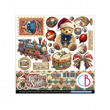 Set 24 recortables Ciao Bella "TOY SHOP"