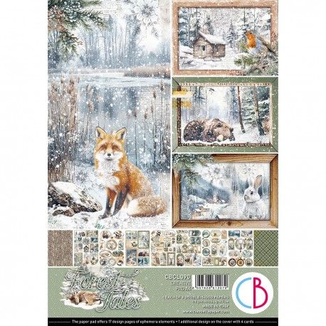 Set 9 hojas de Etiquetas Ciao Bella "FOREST TALES"