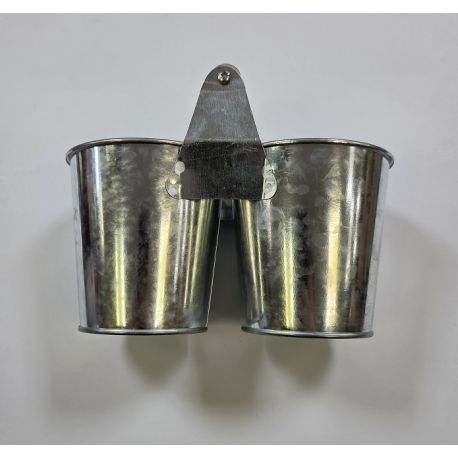CUBO DE METAL DOBLE