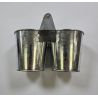 CUBO DE METAL DOBLE
