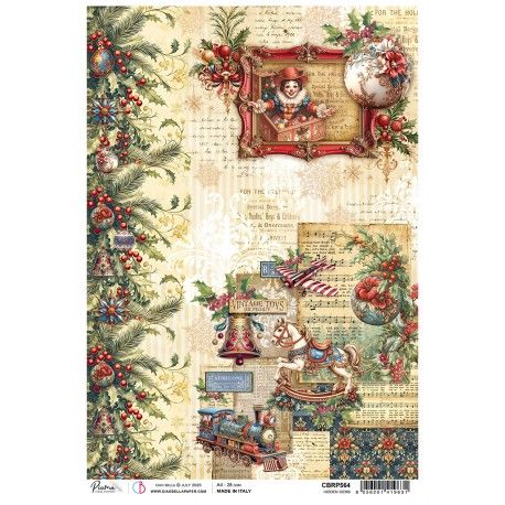 Papel de Arroz A4 Ciao Bella - HIDEN GEMS