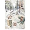 Papel de Arroz A4 Ciao Bella - WINTER GATHERING
