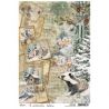 Papel de Arroz A4 Ciao Bella - POSTCARD IN THE SNOW