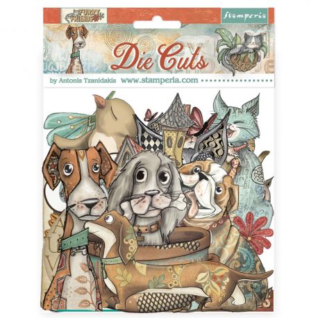 Die cuts surtido - FURRY CHRISTMAS