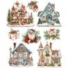 Transfer 25x30cm CHRISTMAS HOMES