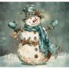 Transfer 24x23cm SNOWMAN