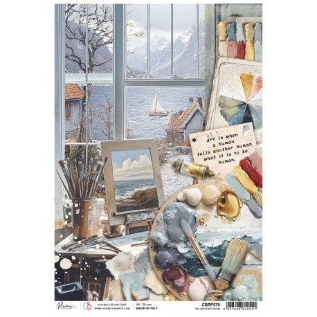 Papel de Arroz A4 Ciao Bella - THE ARTISTRY ROOM