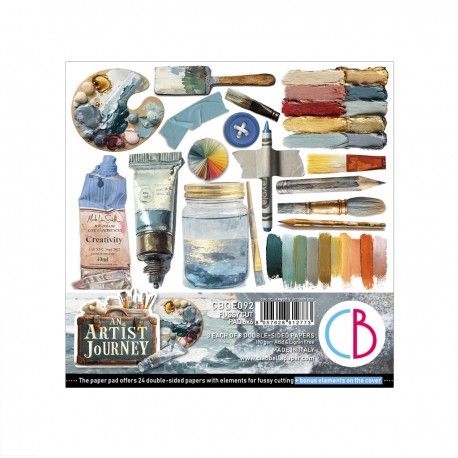 Set 24 recortables Ciao Bella "ARTIST JOURNEY"