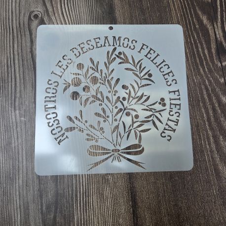 Stencil MILARTES  - Felices fiestas