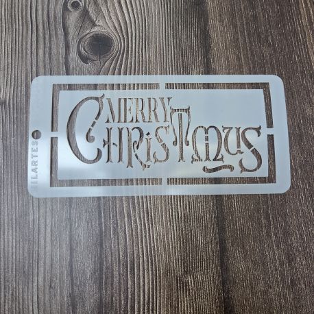 Stencil MILARTES  - Merry Christmas