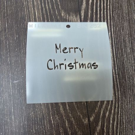 Stencil MILARTES  - Merry Christmas
