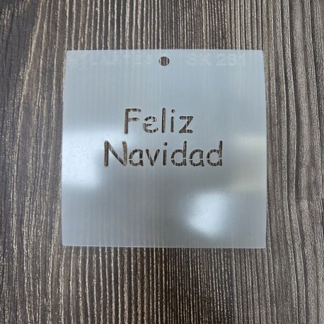 Stencil MILARTES  - Feliz Navidad