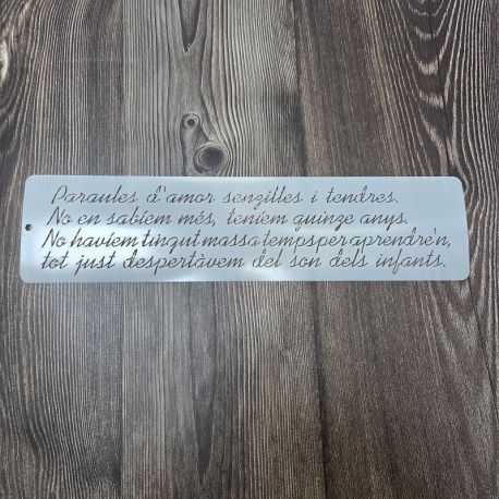 Stencil MILARTES  - Paraules