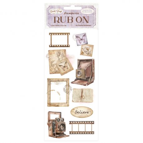 Tim Rub-On 10x21.6cm - QUIET DAYS