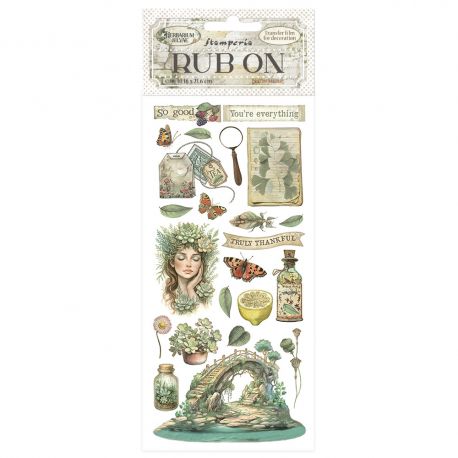 Tim Rub-On 10x21.6cm - HERBARIUM SILVAE