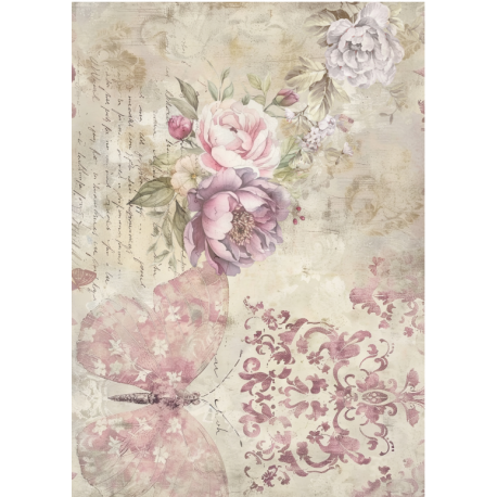 Lamina de seda 50x70 -  La Tiendita Shabby chic