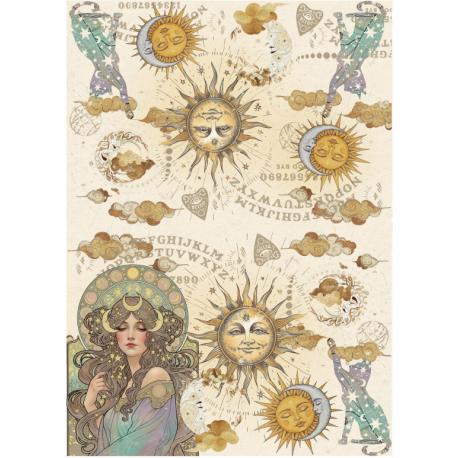 Lamina de seda 50x70 -  La Tiendita Shabby chic