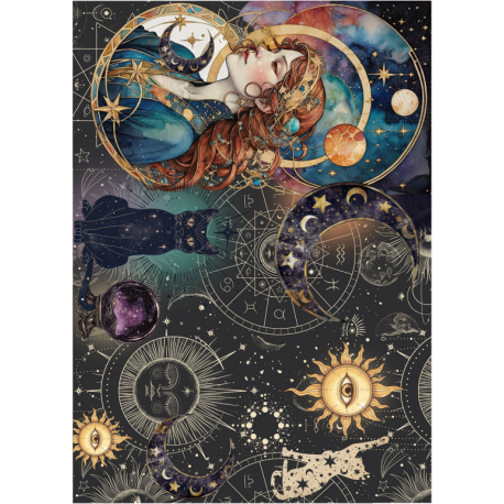 Lamina de seda 50x70 -  La Tiendita Shabby chic