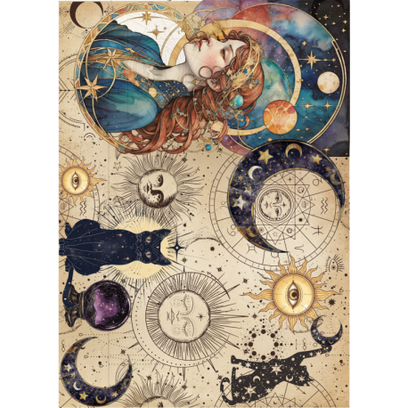 Lamina de seda 50x70 -  La Tiendita Shabby chic