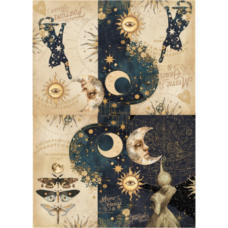 Lamina de seda 50x70 -  La Tiendita Shabby chic