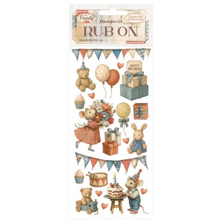 Tim Rub-On 10x21.6cm - FAMILY fiesta