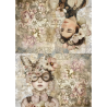 Lamina de seda 50x70 -  La Tiendita Shabby chic