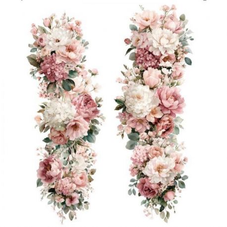 Transfer 25x30cm Guirnaldas florales 1