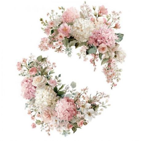 Transfer 25x30cm Ramillete Floral