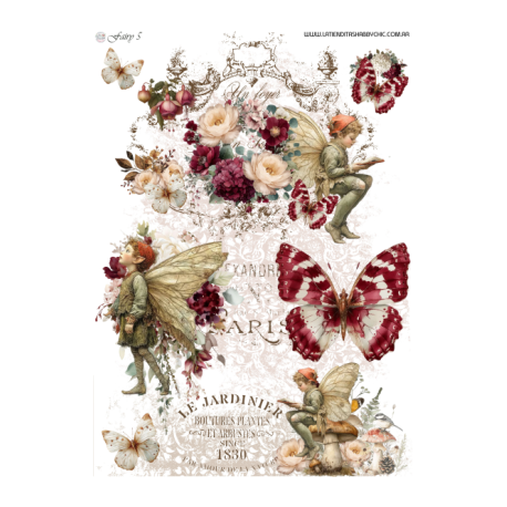 DECO TRANSFER A3 - Tiendita Shabby Chic