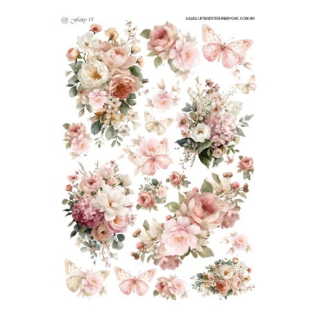 DECO TRANSFER A4 - Tiendita Shabby Chic