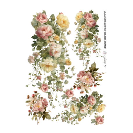 DECO TRANSFER A4 - Tiendita Shabby Chic