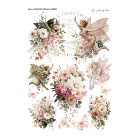 DECO TRANSFER A4 - Tiendita Shabby Chic