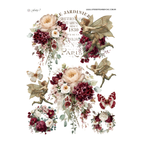 DECO TRANSFER A4 - Tiendita Shabby Chic