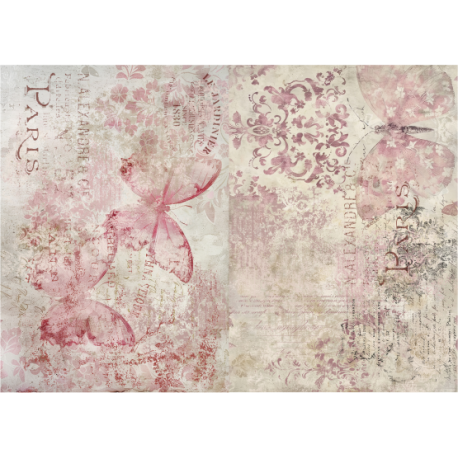 Lamina de seda 50x70 -  La Tiendita Shabby chic