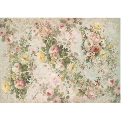 Lamina de seda 50x70 -  La Tiendita Shabby chic