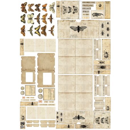 Lamina de seda 50x70 -  La Tiendita Shabby chic