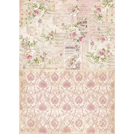 Lamina de seda 50x70 -  La Tiendita Shabby chic