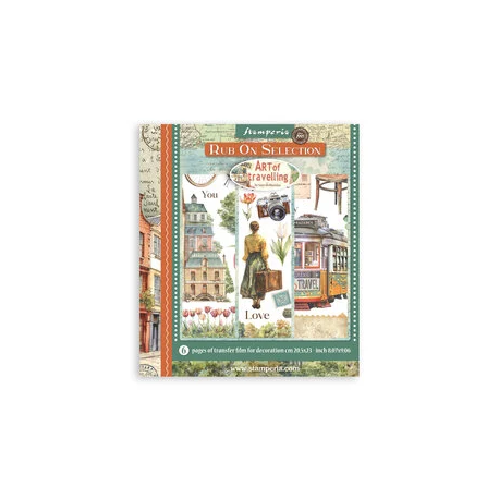 Assortment Rub-On 20.5x23cm - ART OF TRAVELLING