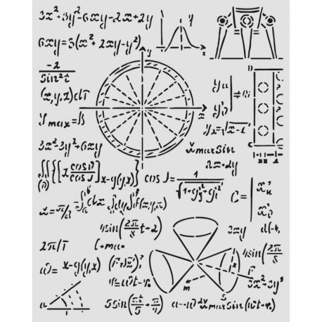 Stencil Stamperia 12x25cm - A NEW BEGINNING