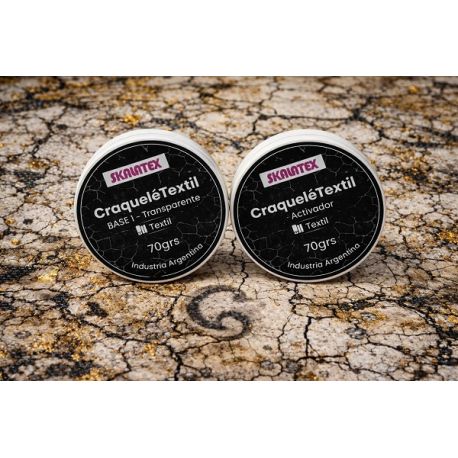 KIT CRAQUELE TEXTIL 70g