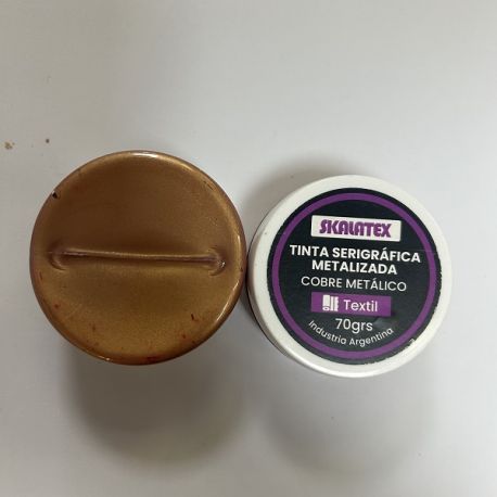COBRE METALICO - TINTA SERIGRAFICA 70g