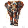 Transfer 25x30cm Tecno-Elefante