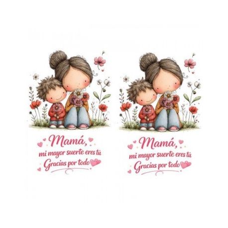 Transfer 24x23cm Para Mama 3