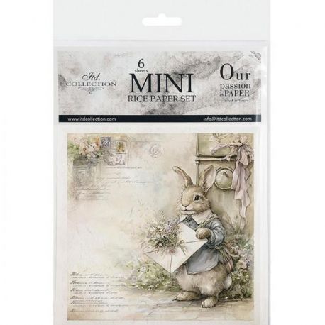 PAPEL DE ARROZ 15x15 ITD COLLECTION (PACK DE 6UD)