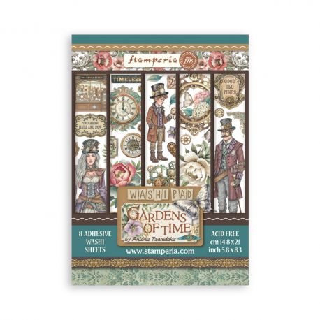 Washy Pad 8 hojas A5 - GARDENS OF TIME