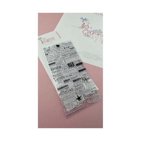 Sello - Sunny days 10x20 CASTELLANO