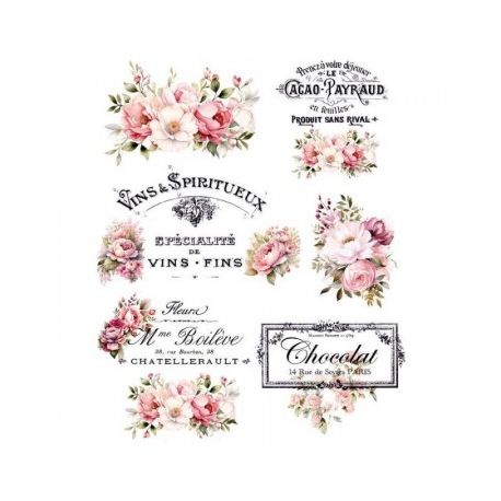 Transfer 25x30cm Des Fleurs Pour Tous