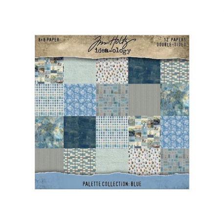 Tim Holtz® Ideaology 8X8 "BLUE"